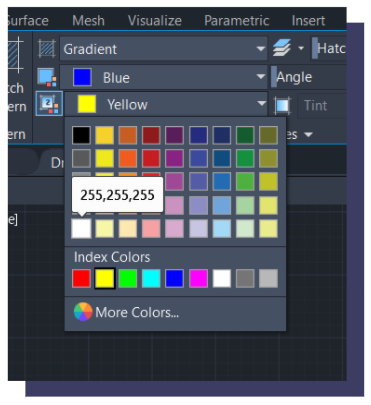 GUIDE Creating Fillings and Gradients in AutoCad for Laser