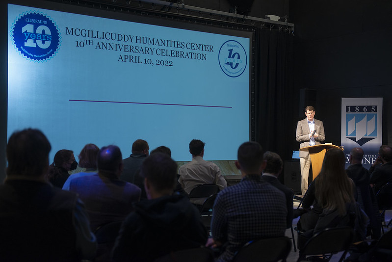 Jeffrey Hecker ’86, ’44H, Professor of Psychology, University of Maine Speaks at the McGillicuddy Center's 10th Anniversary Celebration at the IMRC Center