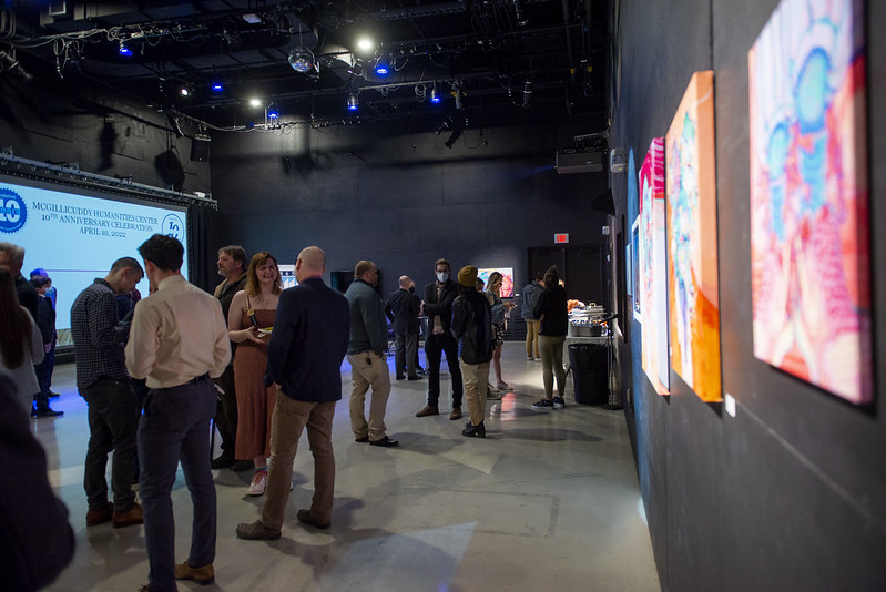 Attendees mingle at the McGillicuddy Center's 10th Anniversary Celebration at the IMRC Center